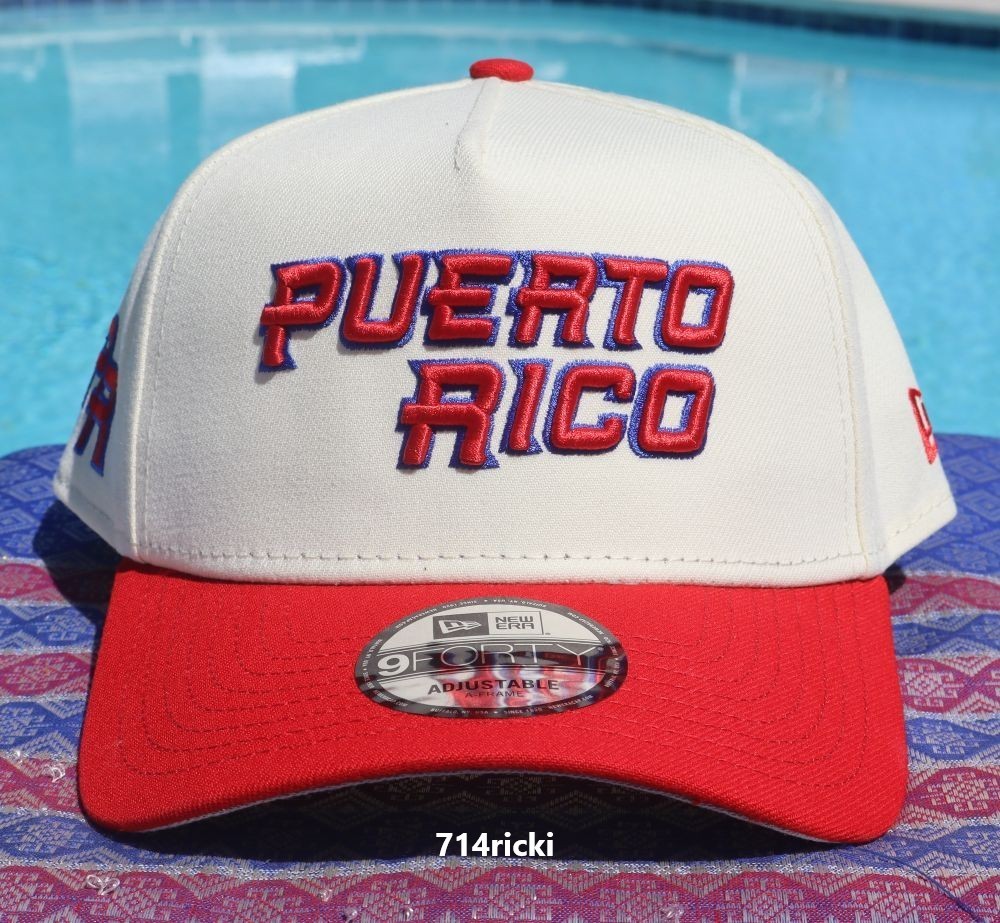 2026 WBC Puerto Rico World Baseball Classic Snapback Hat New Era 9FORTY A-FRAME