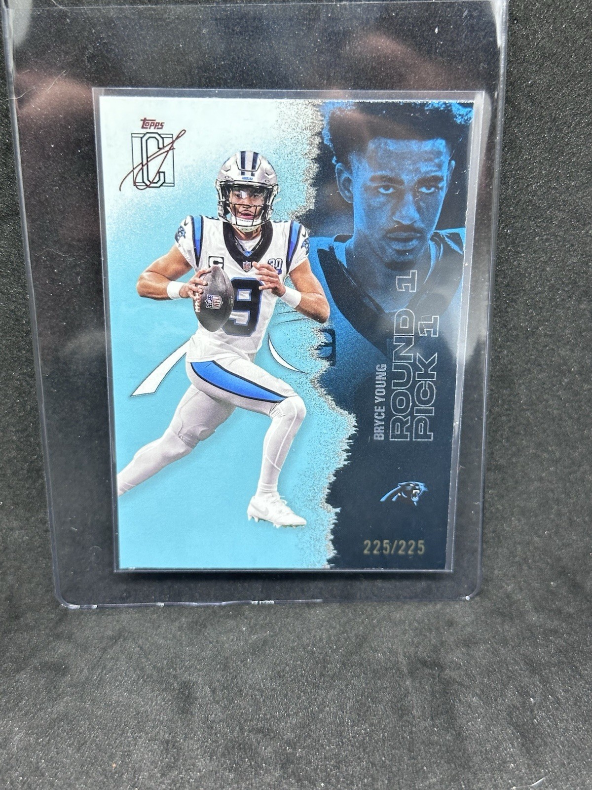 2025 Topps Signature Class #9 Bryce Young Teal /225 Panthers