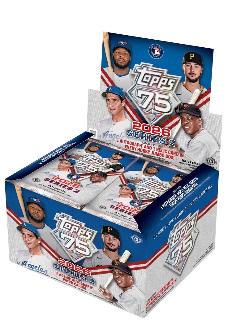 2026 Topps Series 2 Baseball Sealed Jumbo Hobby Box