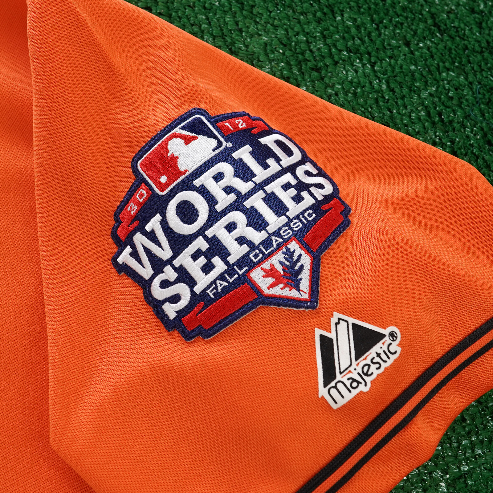 Tim Lincecum 2012 San Francisco Giants Men’s Alt Orange World Series Jersey