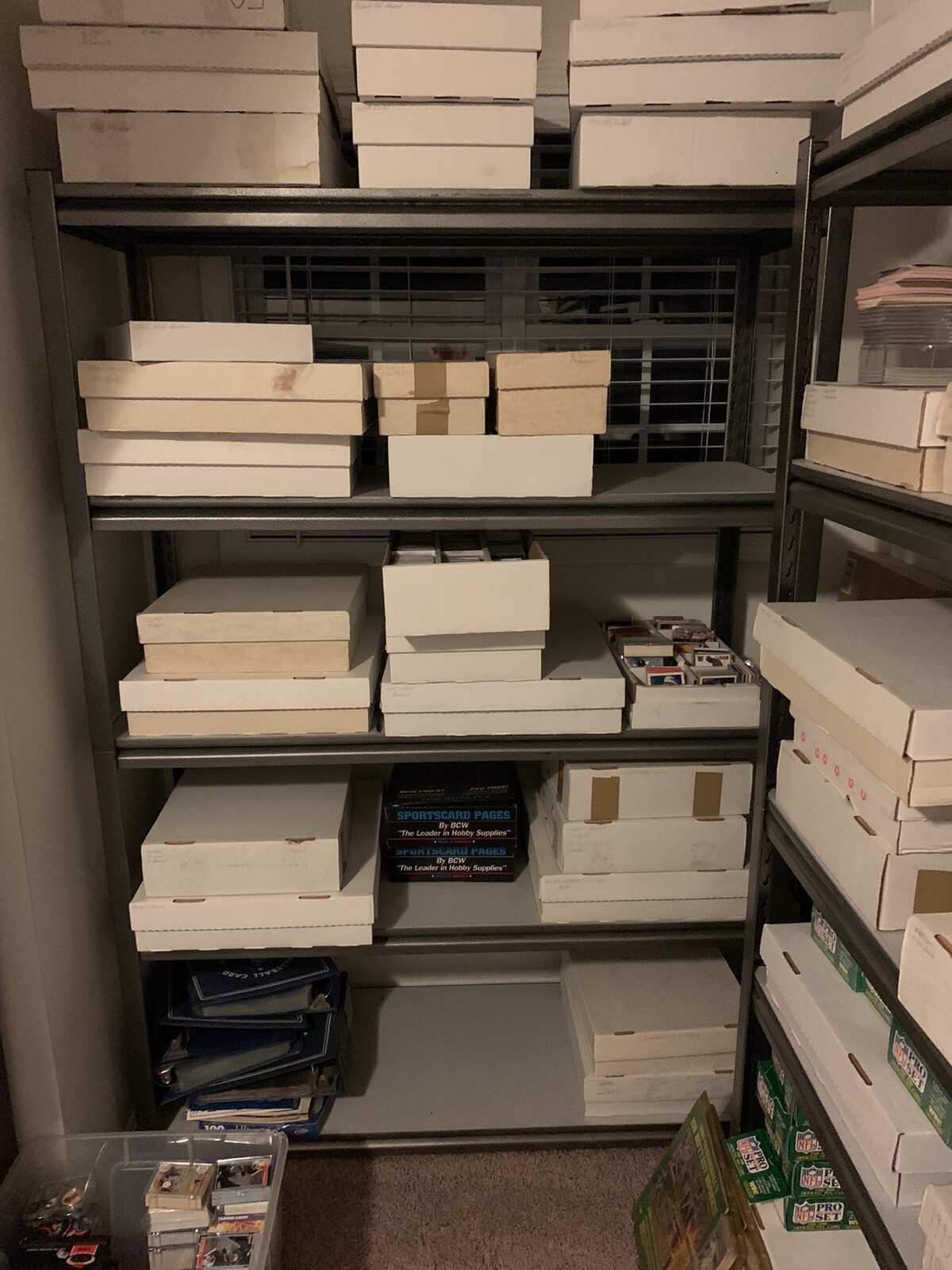 Huge Basketball Card Collection Storage Unit Find 2000 Cards Michael Jordan Kobe