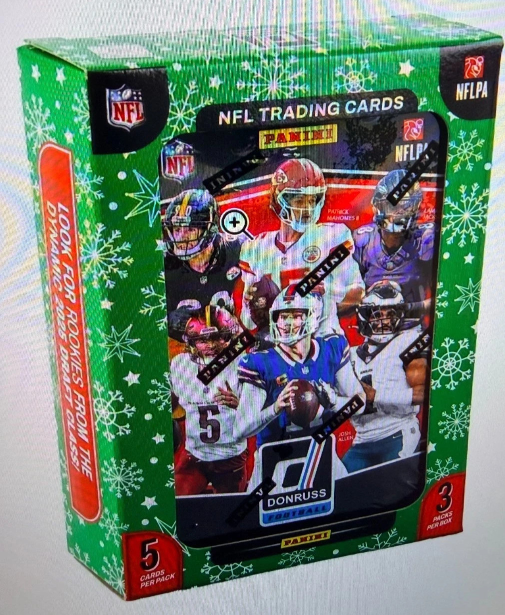 2025 PANINI DONRUSS FOOTBALL Holiday Tin Factory Sealed
