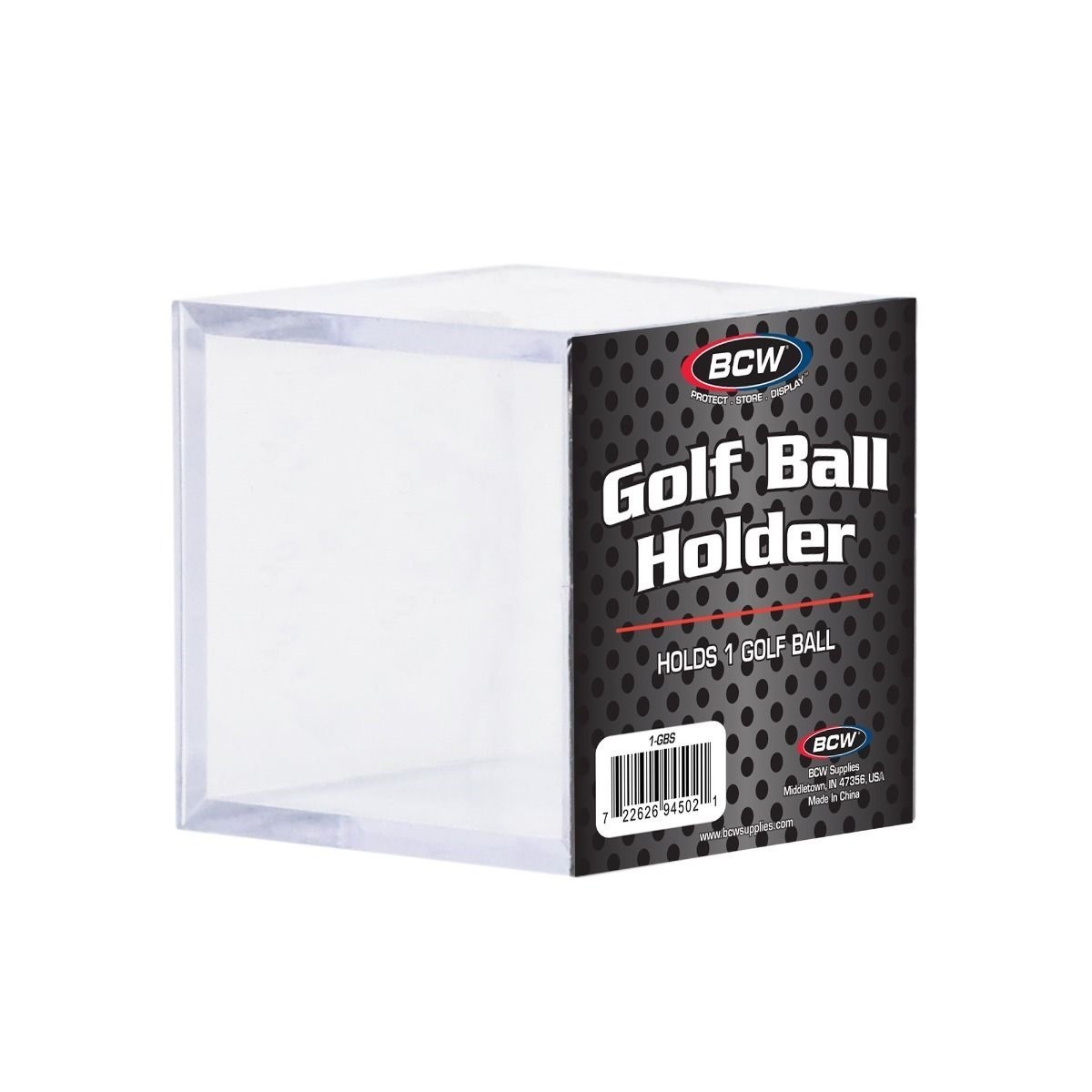 8 BCW Golf Ball Display Cases Square Plastic Cubea Clear Stackable Holders DEAL