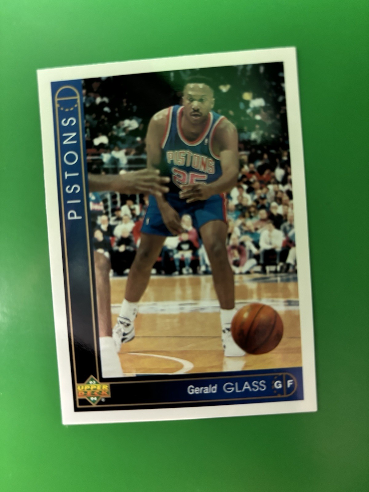 1993-94 Upper Deck Gerald Glass Detroit Pistons #108