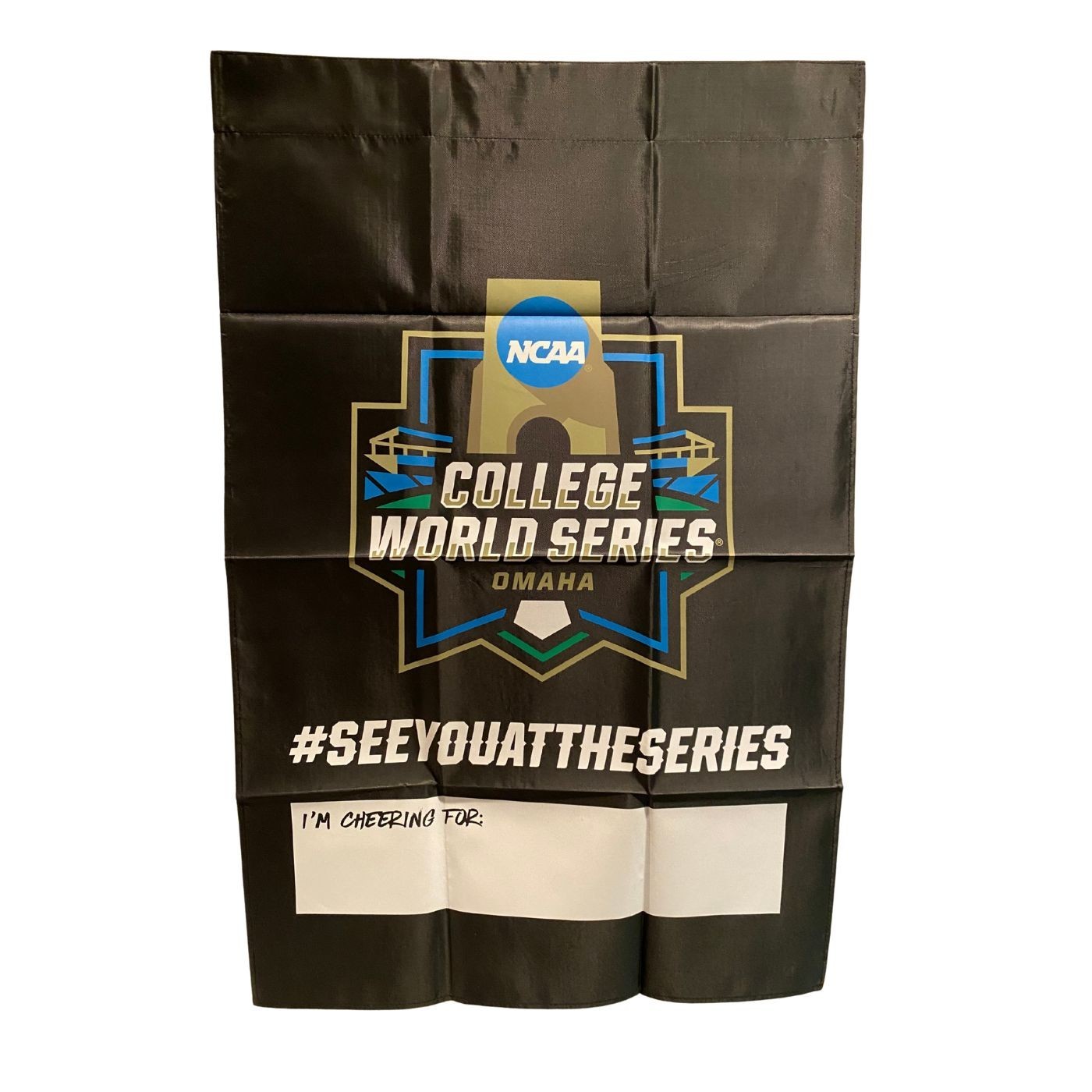 College World Series #SEEYOUATTHESERIES Flag