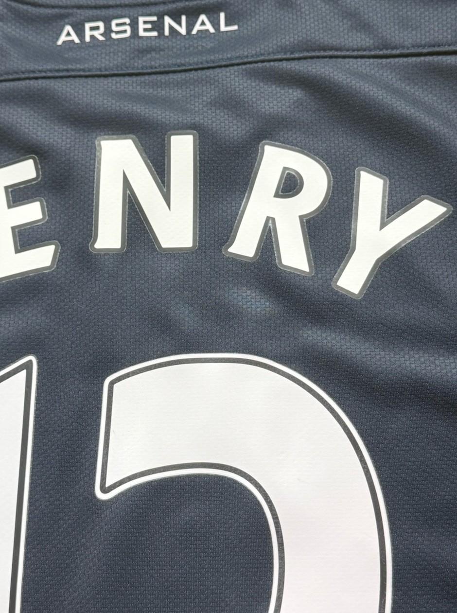 2011/12 Arsenal Authentic Away Jersey #12 Henry Large Long Sleeve Player Specs