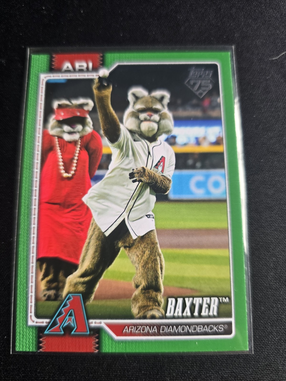 2026 Topps Celebration – Baxter #M1 Mascot Green Border /99