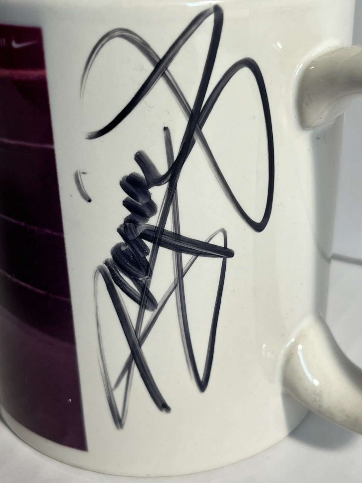 Manny “Pacman” Pacquiao + Freddie Roach Dual Autographed Coffee Mug Nike Ad Pic