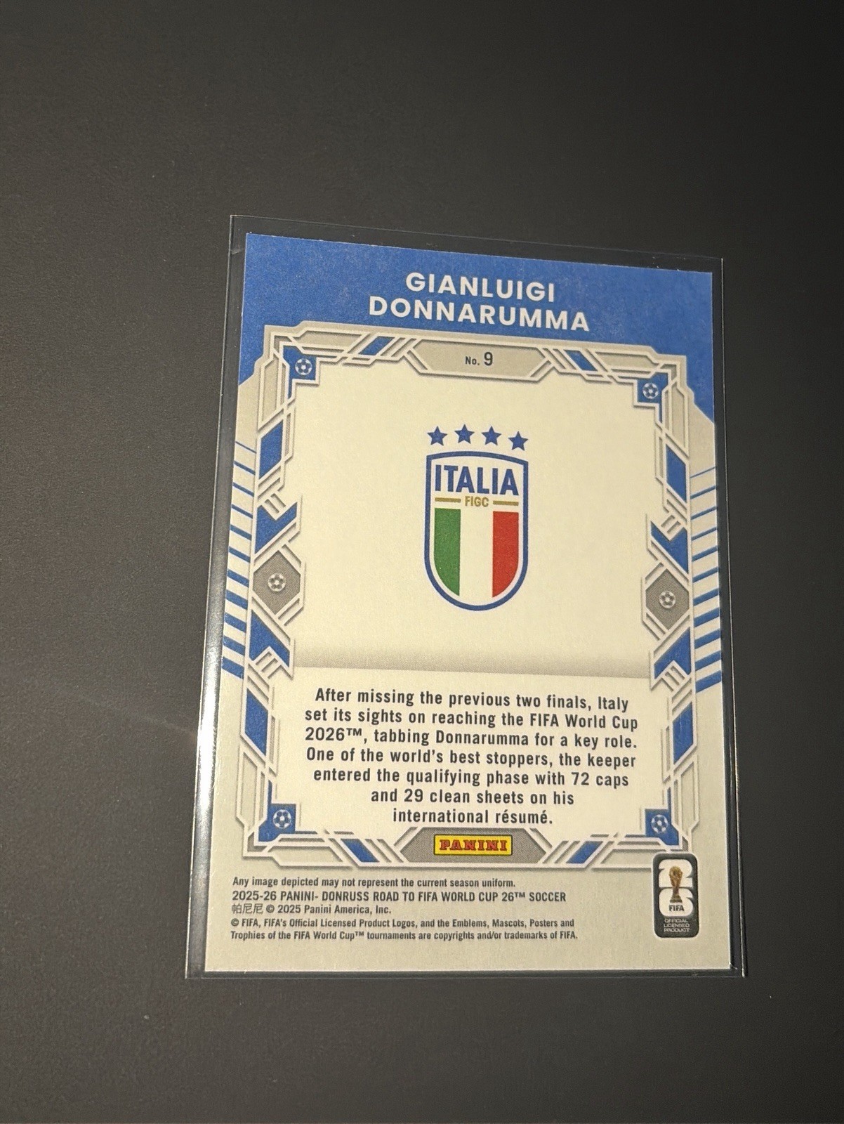 Panini 2025-26 Donruss Road to FIFA WC 26 Lot (4) Donnarumma /199~Maksimović /79