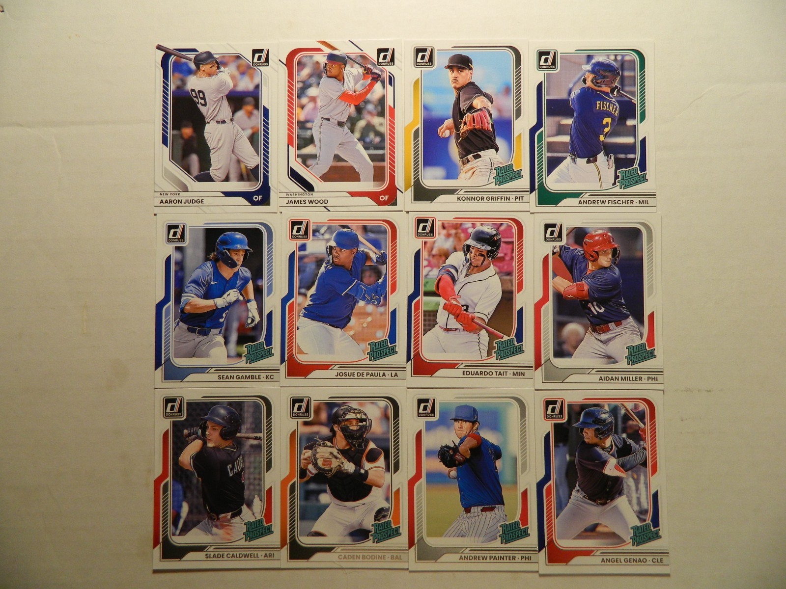 2026 Donruss Base & Silver Holo Laser & Color Parallels Cards U Pick Finish Set