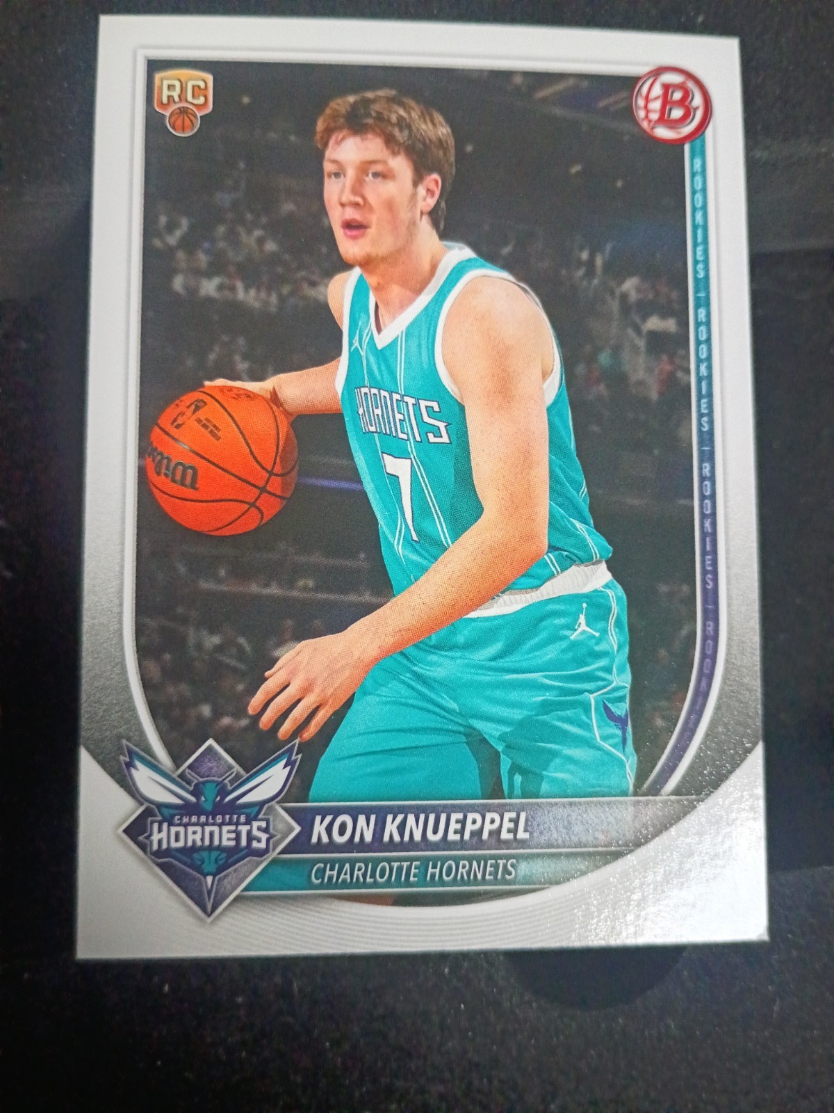 2025-26 Bowman Basketball – Kon Knueppel – RC – #4 – Charlotte Hornets