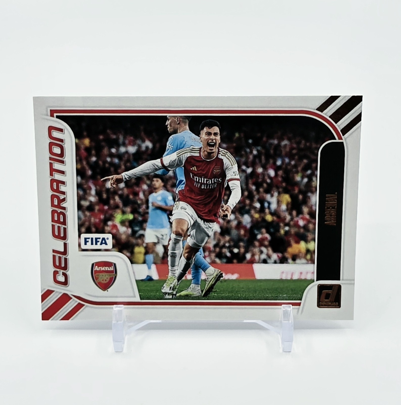 2023-24 Panini Donruss Soccer Arsenal Celebration No. 13