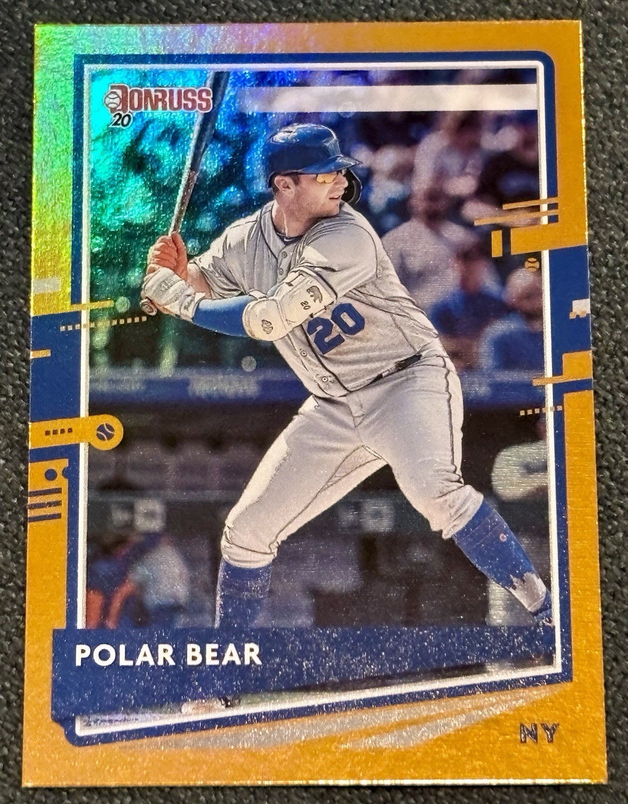 💎2020 Donruss PETE ALONSO 🍊Orange Foil Polar Bear Variation SP #204 NY Mets