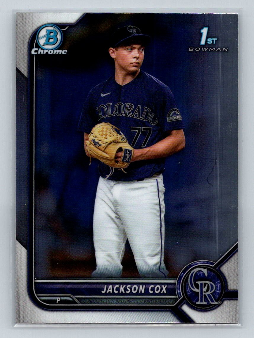 2022 Bowman Draft #BDC-174 Jackson Cox Chrome