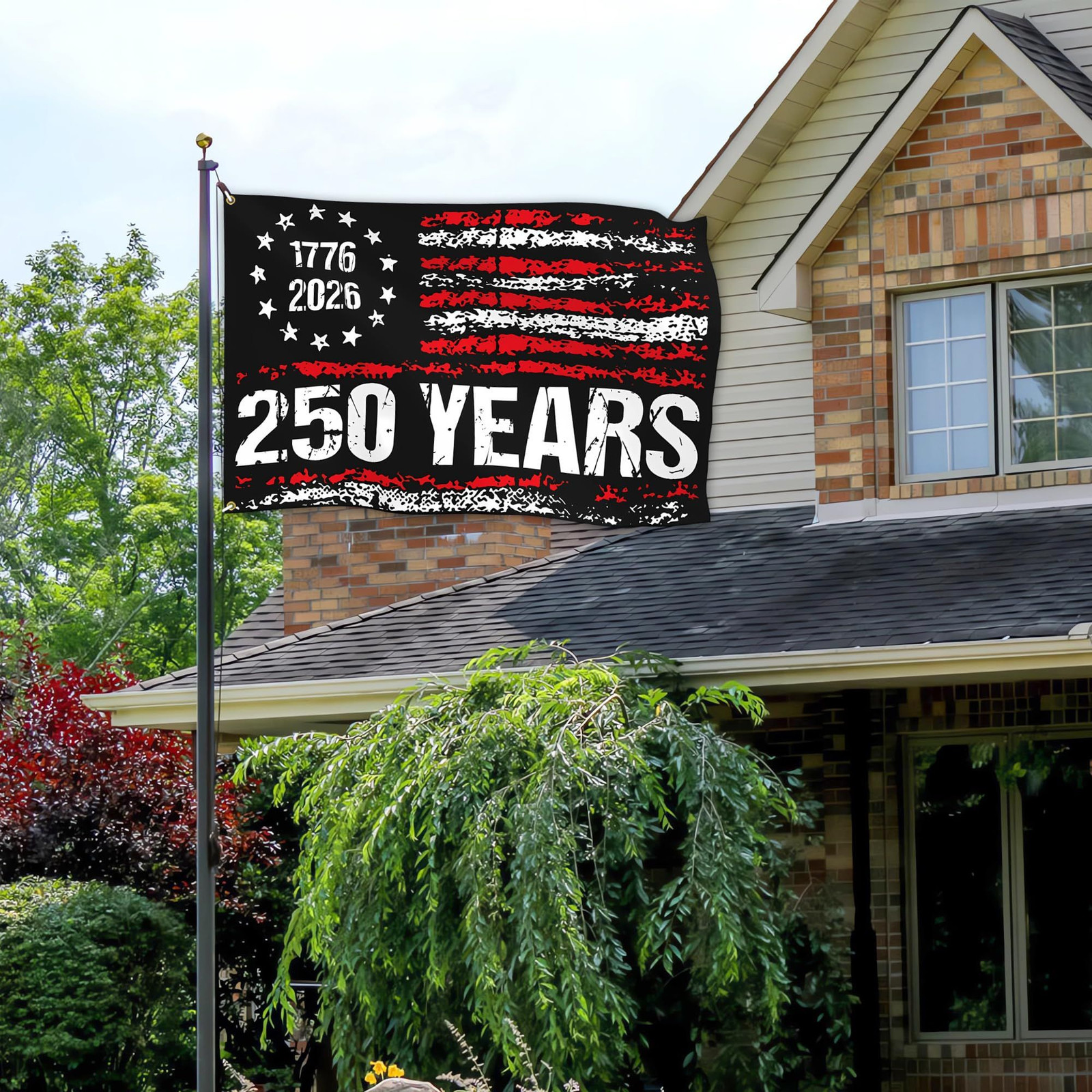250 Years Flag 3×5 Ft Polyester 250th ft, anniversary flag