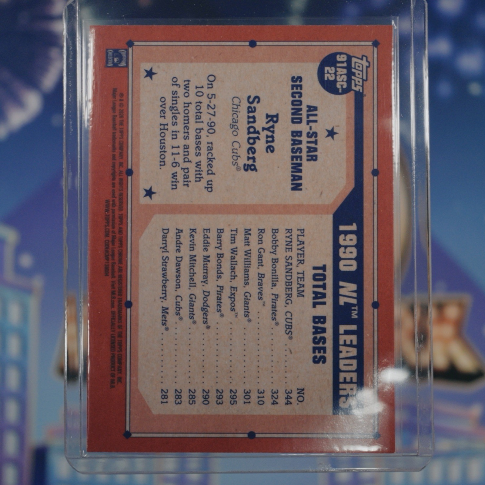 2026 Topps Chrome 75 Ryne Sandberg All-Star National League Mojo Refractor Cubs