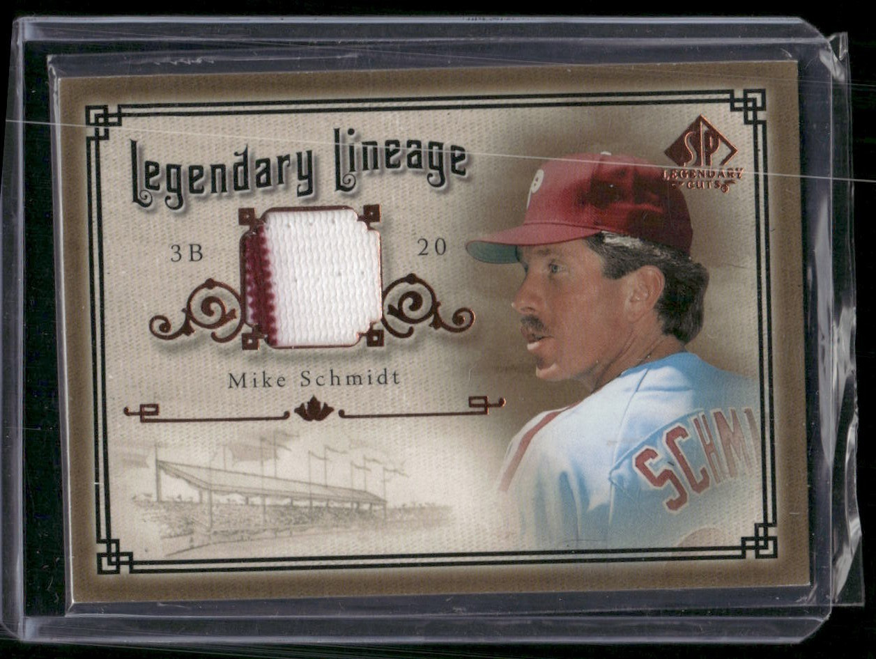 MIKE SCHMIDT 2005 UD SP Legendary Cuts Legendary Lineage Materials Relic #LE-MS