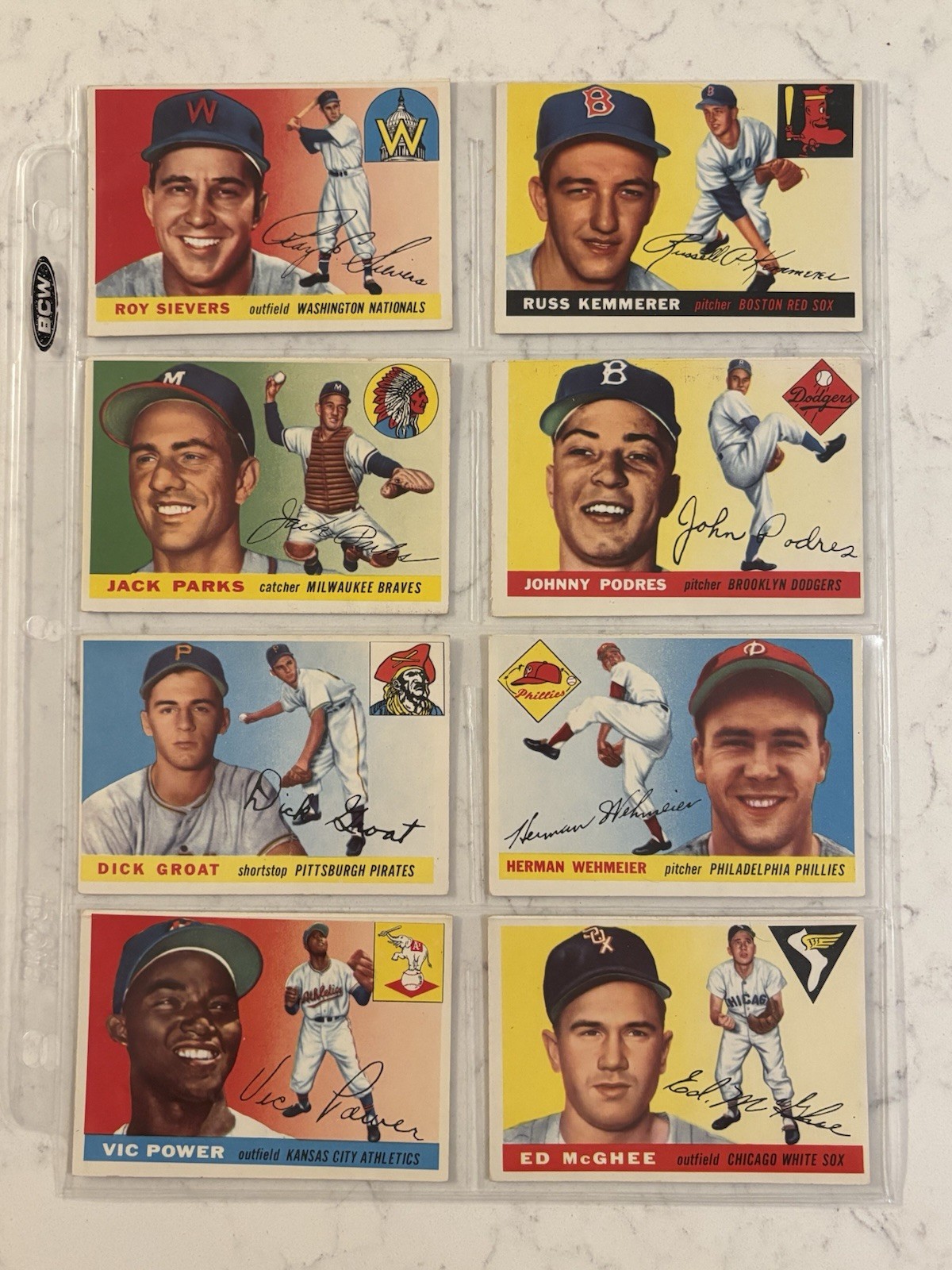 1955 TOPPS BASEBALL CARDS YOU PICK #3 TO 149 !!!