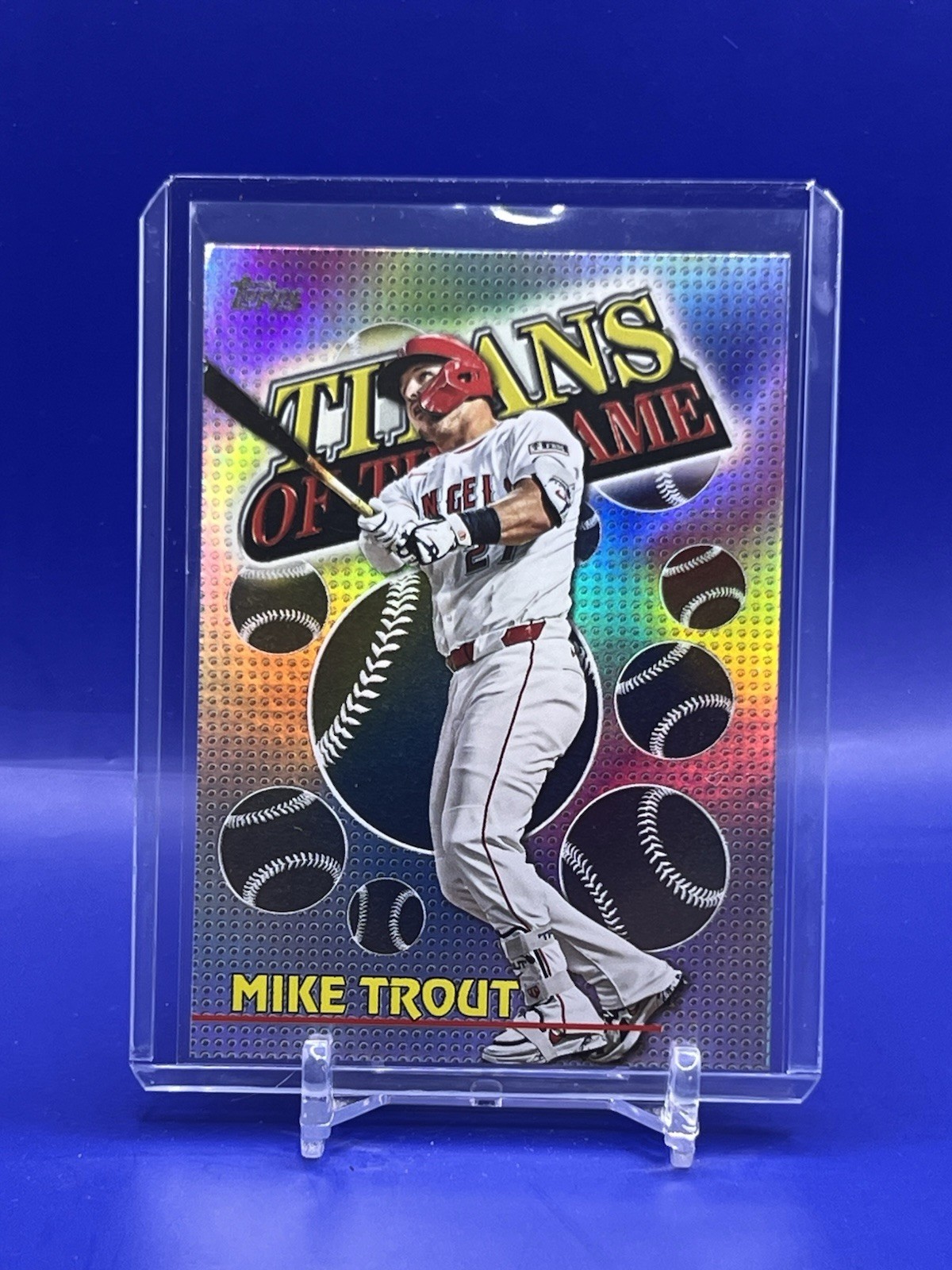 2026 Topps Series 1 Titans of the Game TOG-2 Mike Trout Angels Baseball Card
