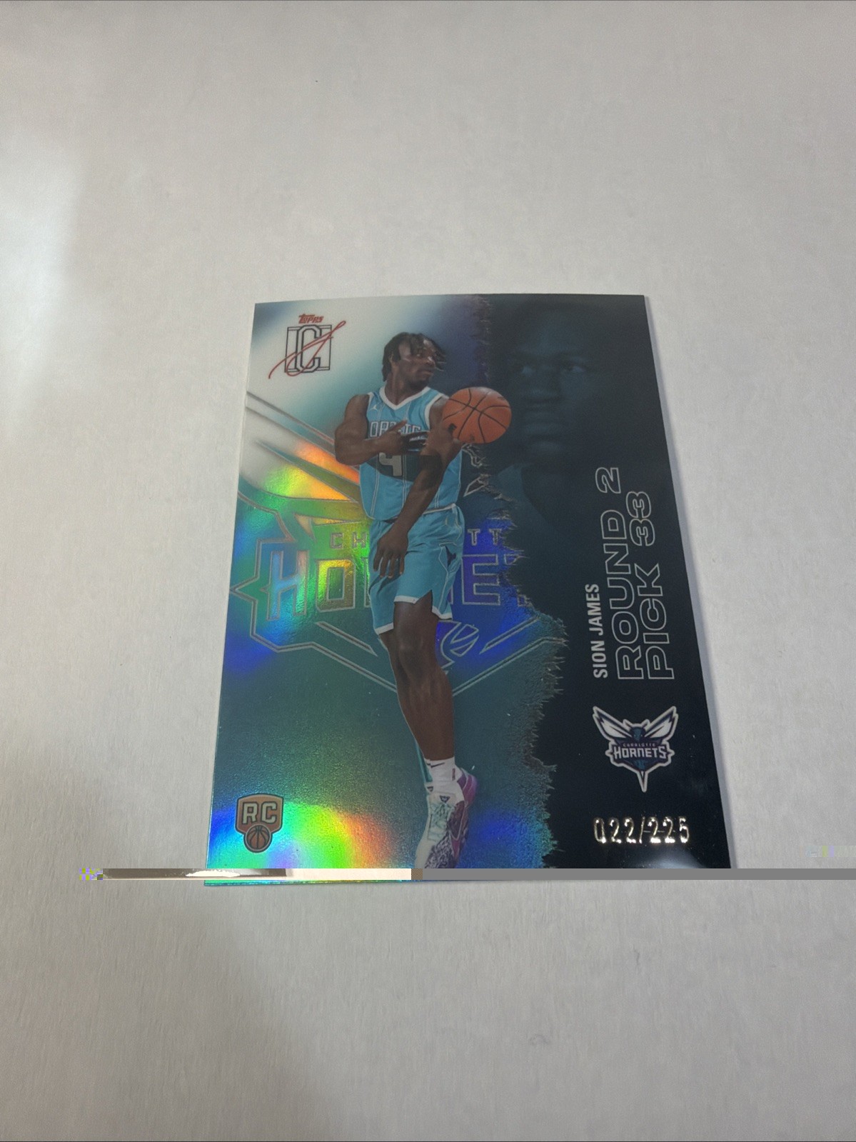 2025-26 Topps Sion James (RC) Color Match /225