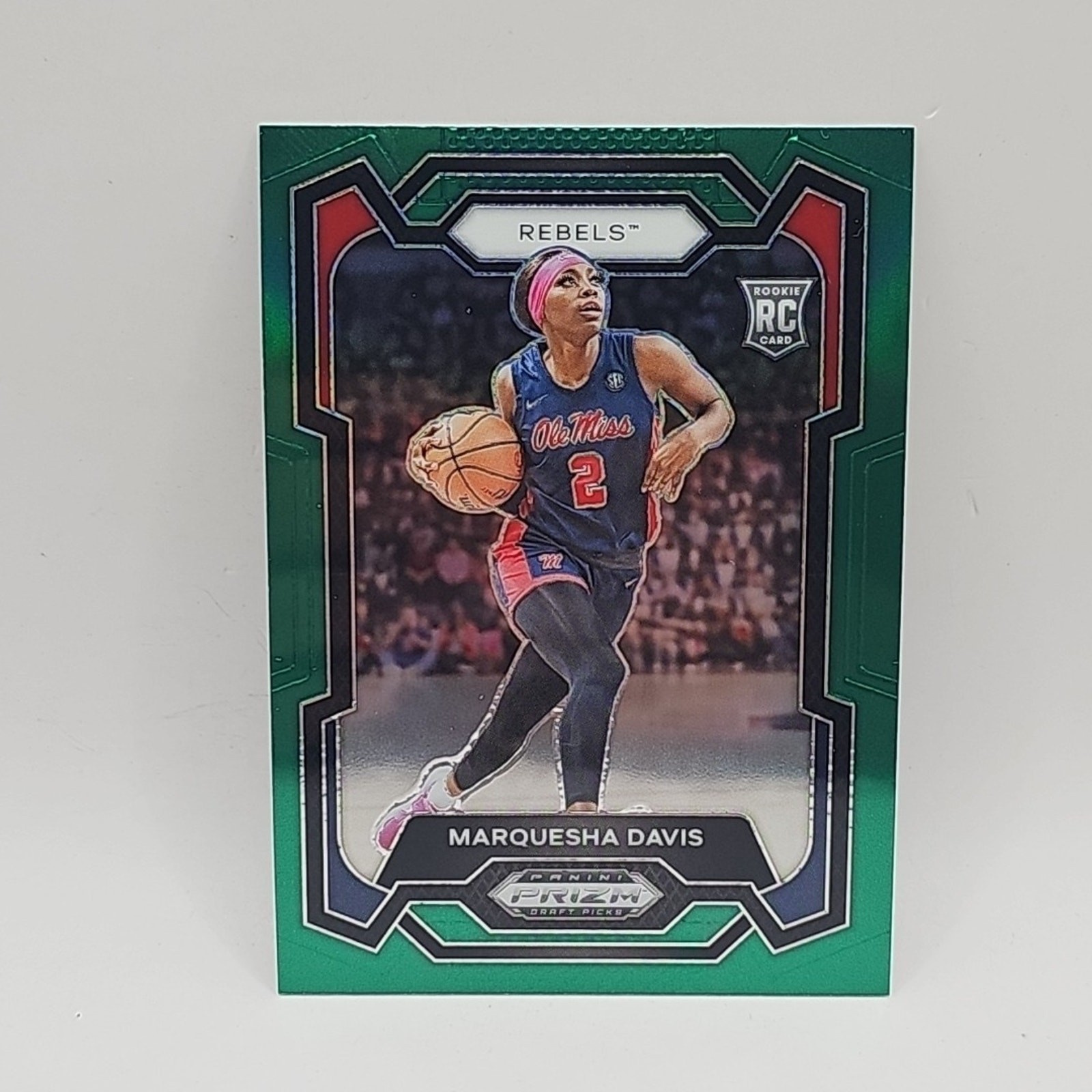 2024 Panini Prizm Draft Picks “GREEN Prizm” Marquesha Davis RC #96 WNBA Ole Mis