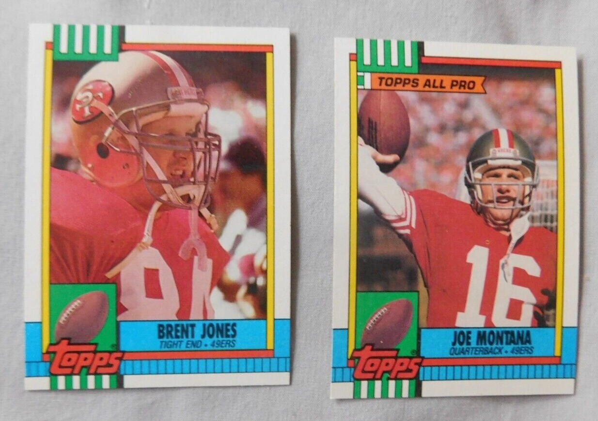 1990 Topps Football Card #1-173 Card Pick one