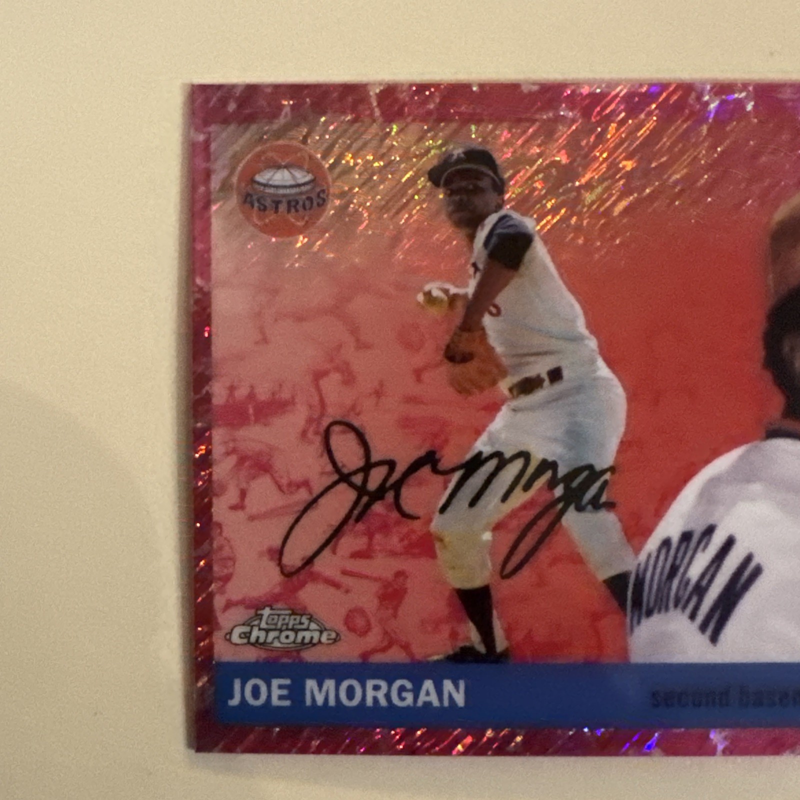 Topps 2025 Chrome Joe Morgan #426 Houston Astros seriel numbered 036/100