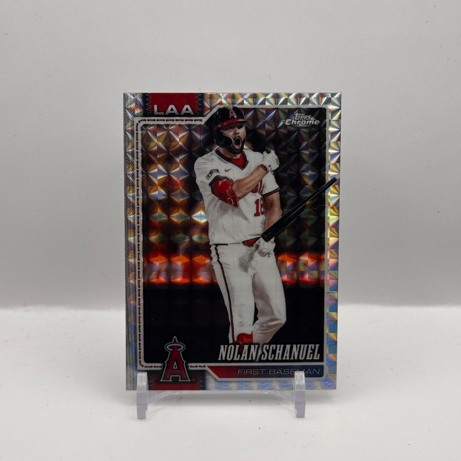 2026 Topps Chrome Nolan Schanuel #94 Geometric Refractor