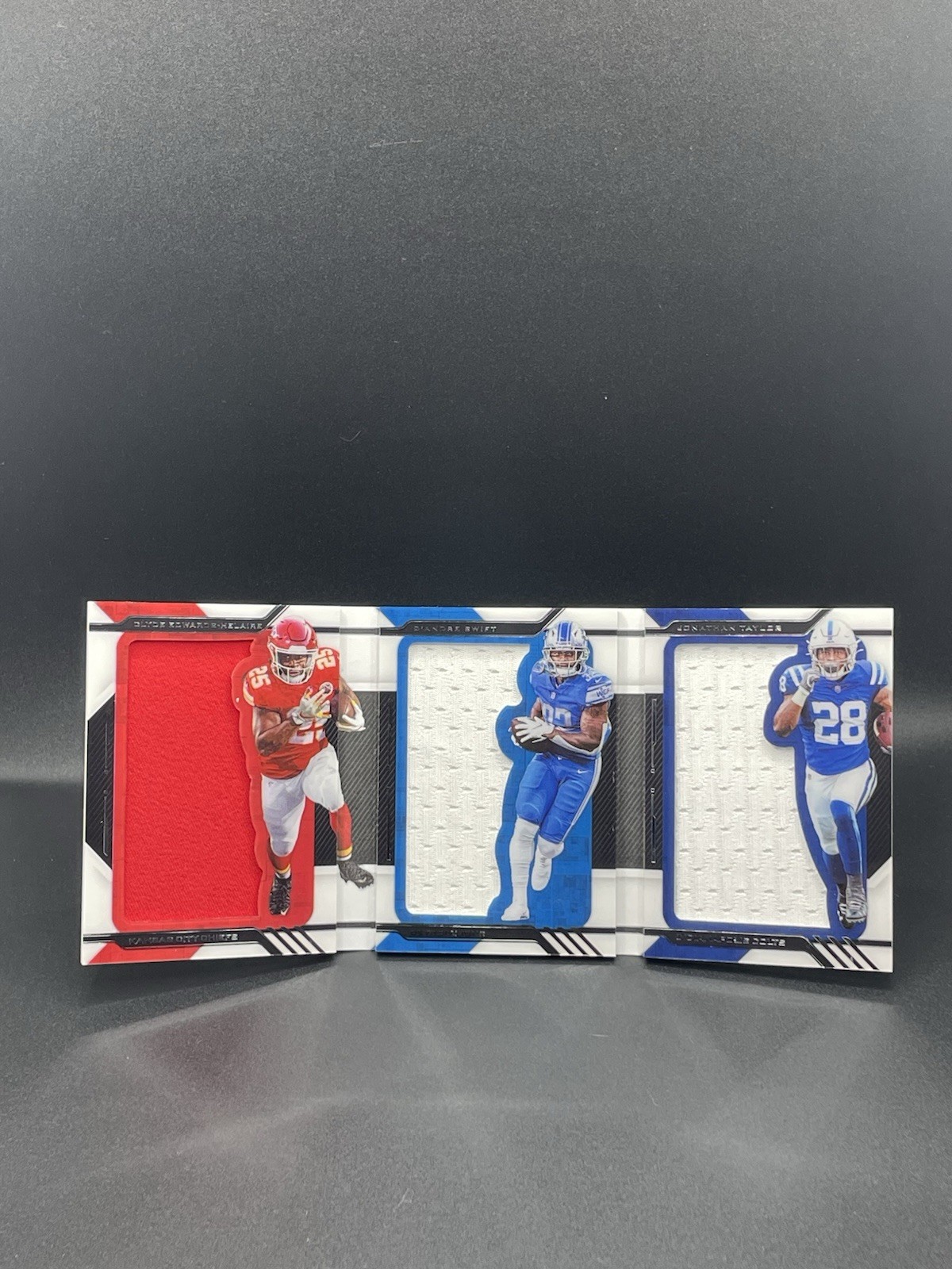 Jonathan Taylor Dandre Swift Clyde RC 2020 Playbook Rookie Triple Booklet #d /25