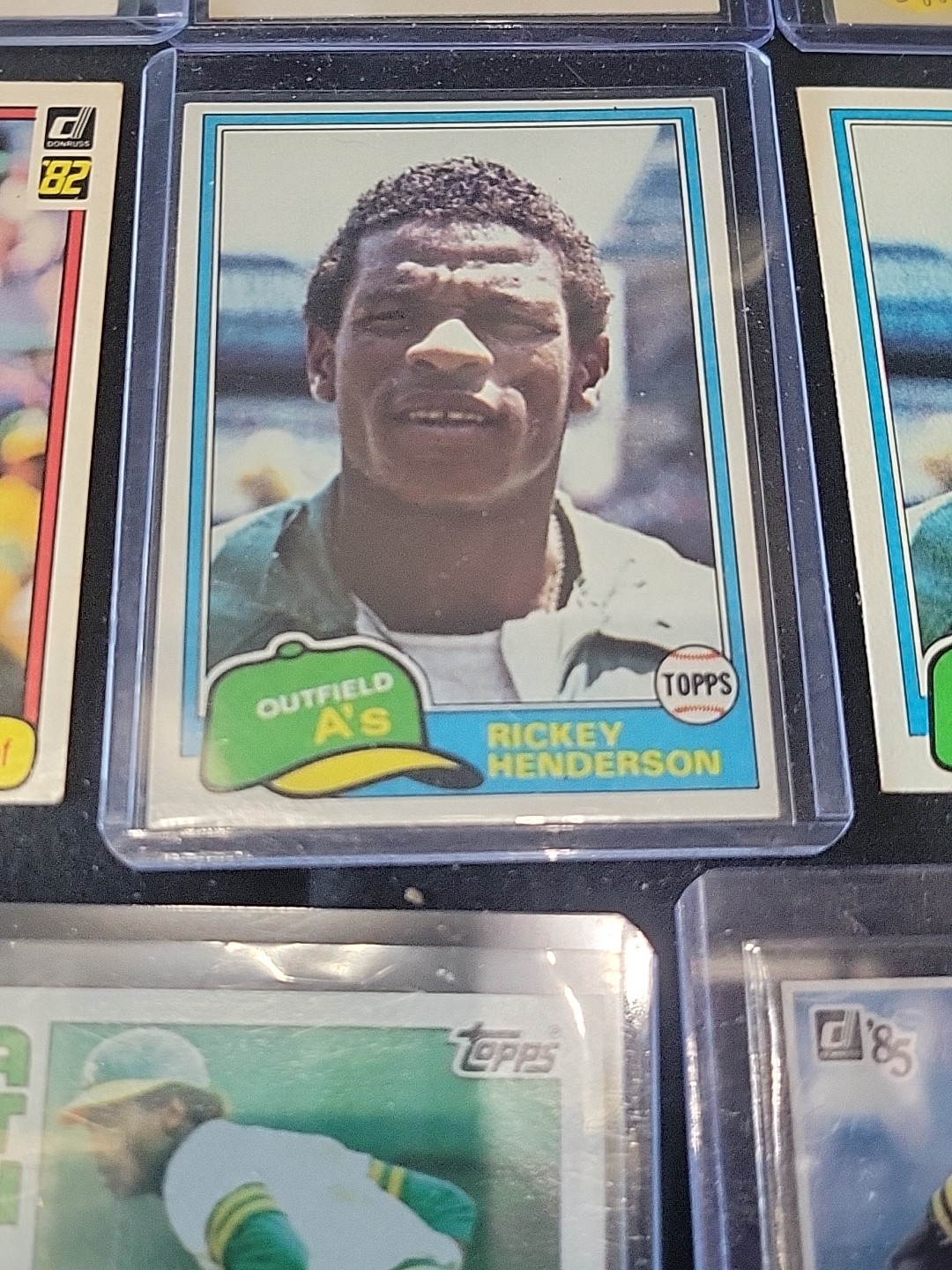⚾️Lot Of (14) Rickey Henderson From 1981-1994 Oakland A’s No dings or Creases⚾️