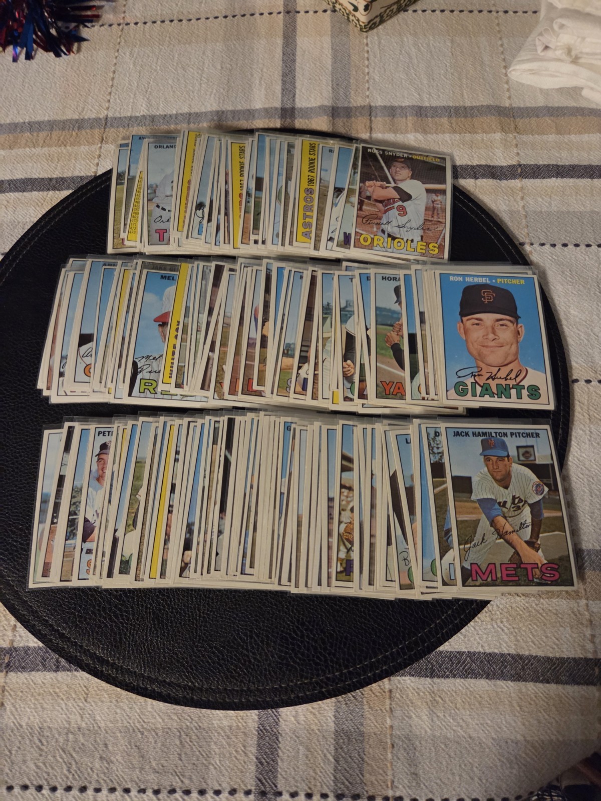 1967 Topps Baseball Card Lot-NM