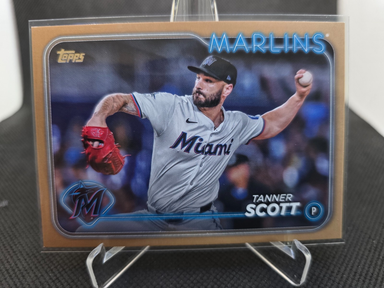 2024 Topps Update #US237 Tanner Scott Gold #/2024 Miami Marlins