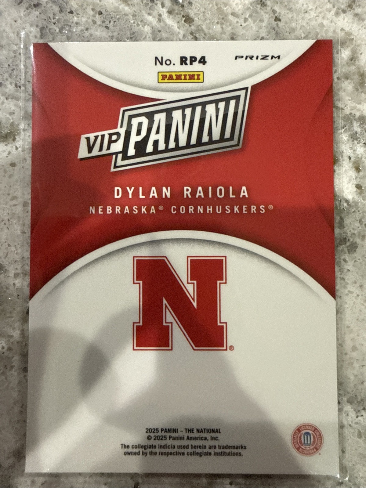 2025 Panini National VIP Gold Packs Dylan Raiola Baja Tiger Rated Prospect