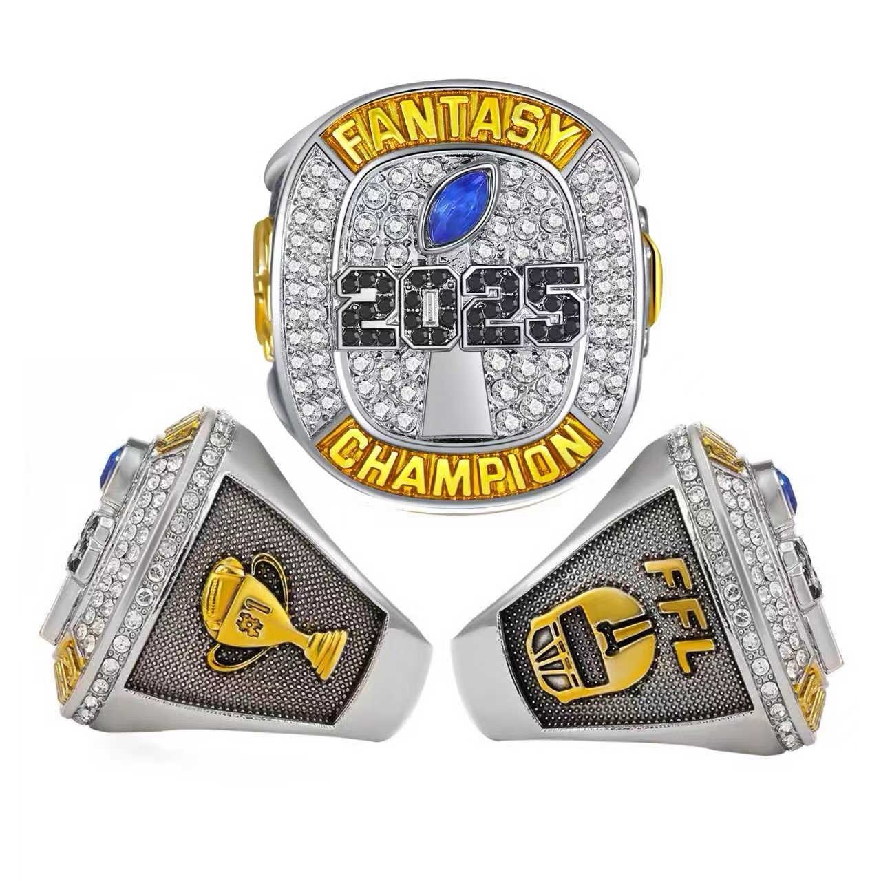 2025 Fantasy Football Championship Ring League Champion USA SELLER