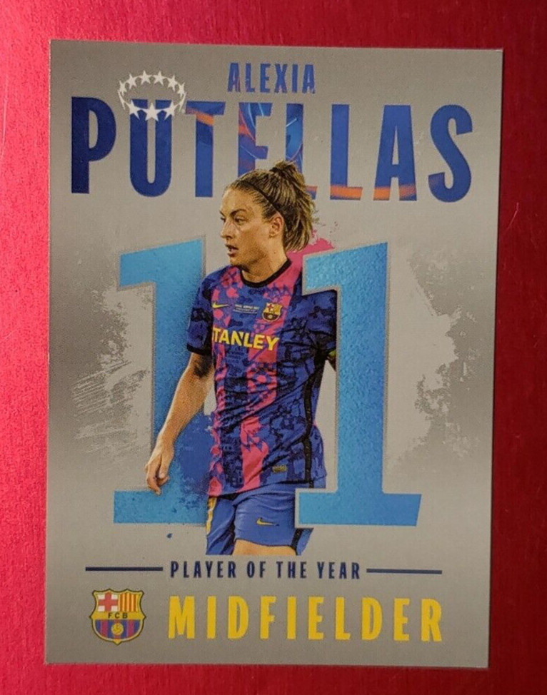 Alexia Putellas sticker #540 – Player of the Year – 2022-23 Topps UCL
