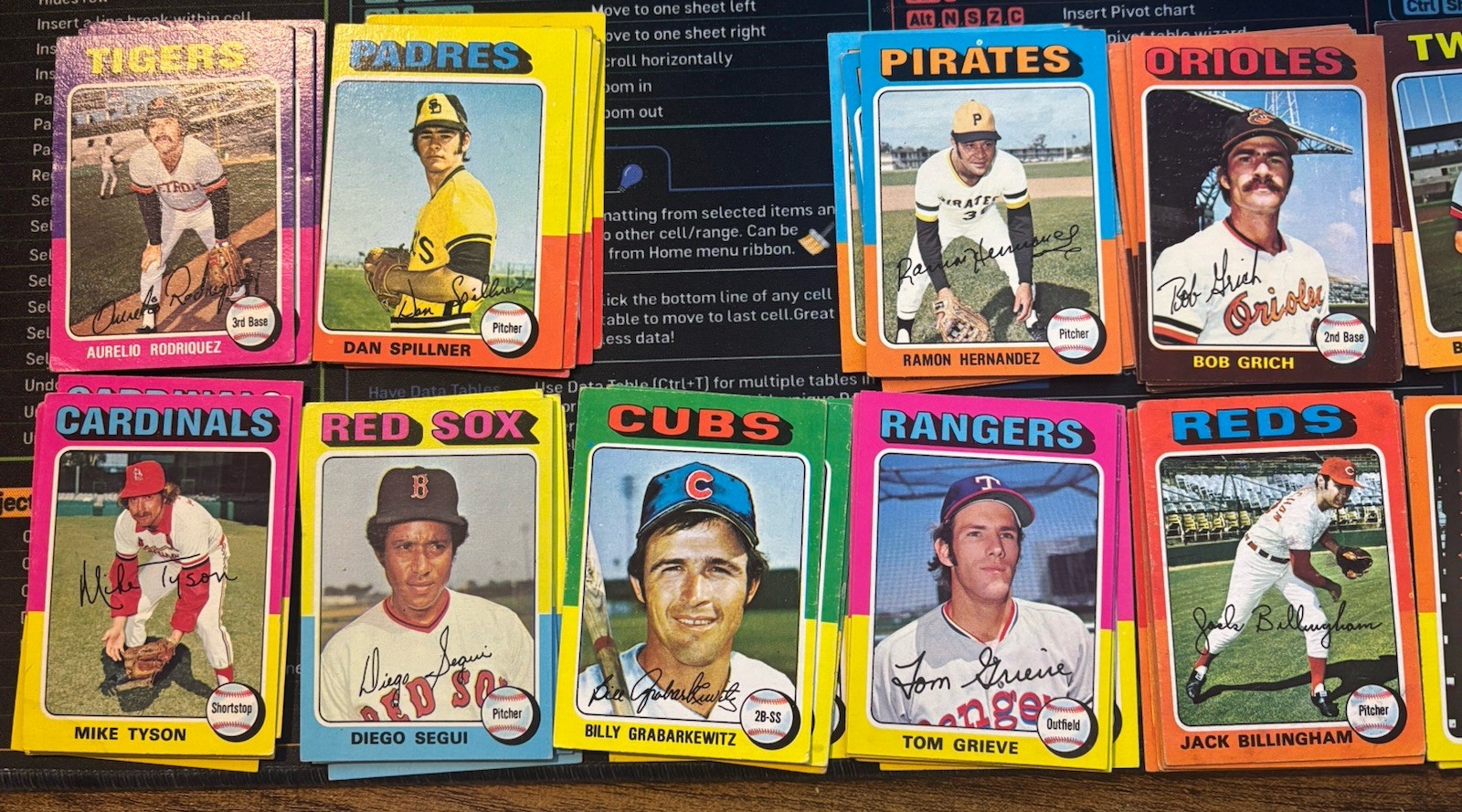 1975 Topps Baseball U-Pick #201-400 VG+ Free Shipping on 3+ Items!