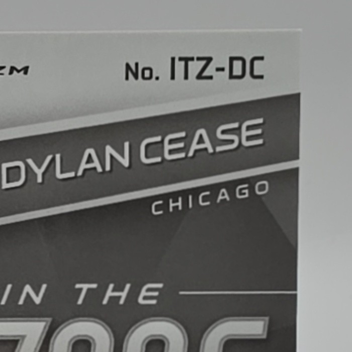 2021 Spectra Dylan Cease In The Zone Auto Neon Marble /5 Chicago White Sox
