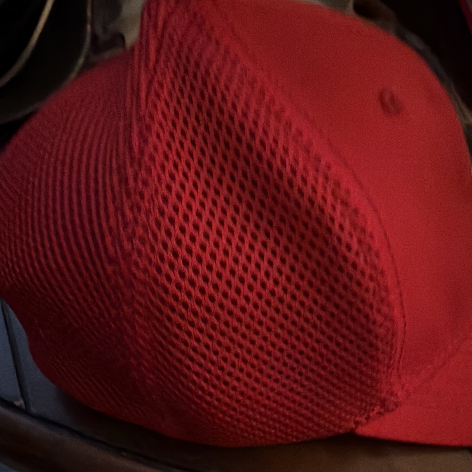 Snap-on Racing Logo NASCAR Auto Racing Red Black Mesh Back Hat Cap