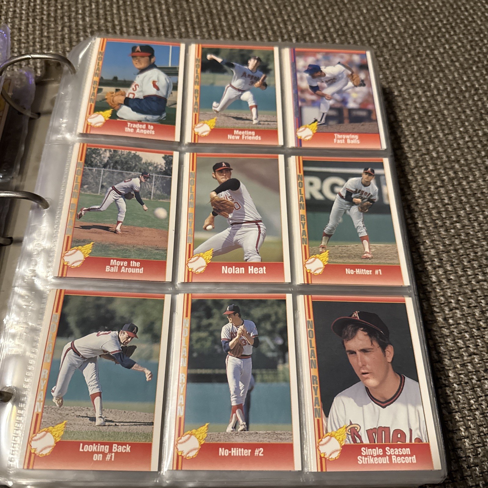 1991-92 Pacific Ryan Texas Express Baseball -You Pick- Nolan Ryan MLB Cards