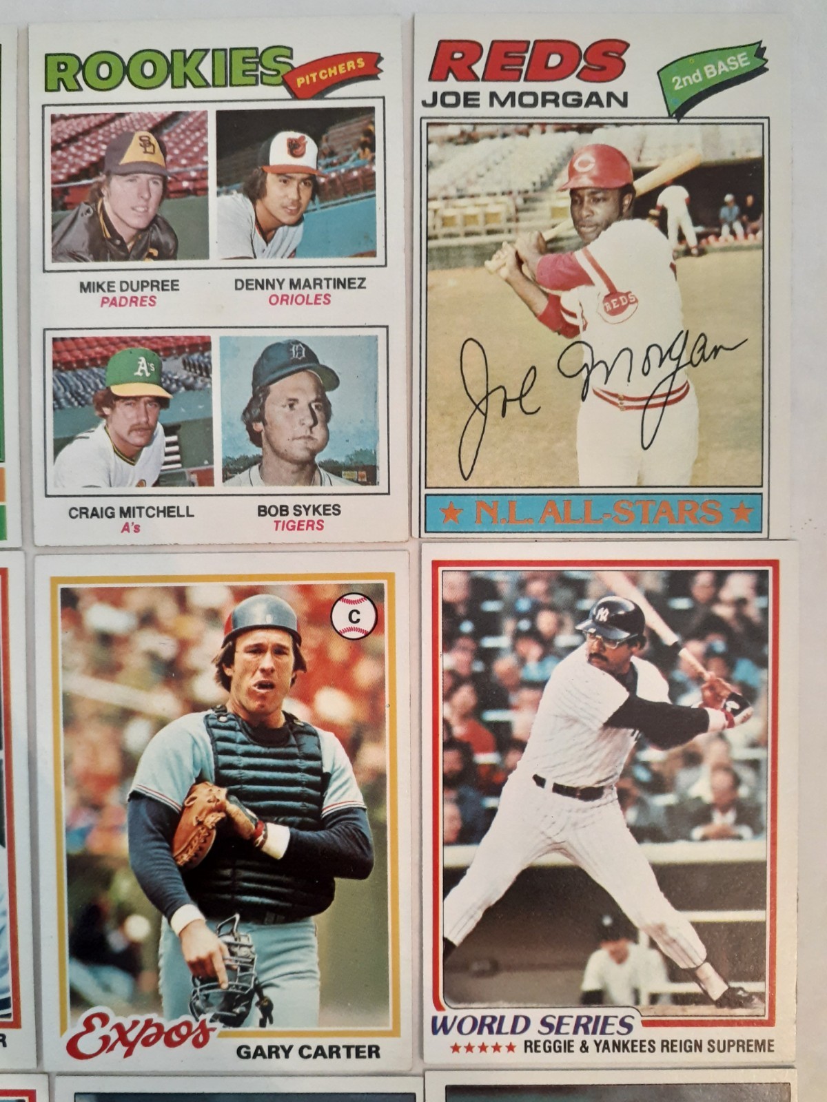 1970’s Topps Baseball, 45 Cards- Stars & Hall Of Famers Only, EX to NM+