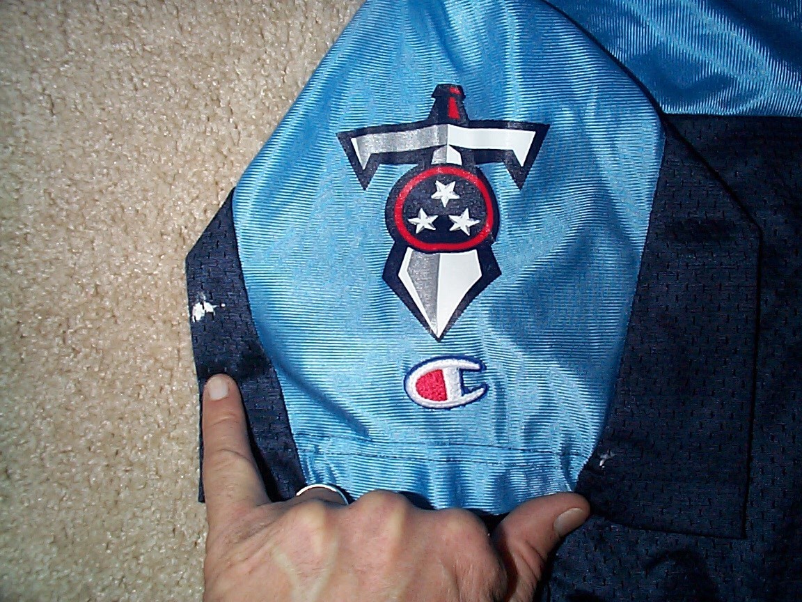 *IRREGULAR* Tennessee Titans EDDIE GEORGE nfl VINTAGE Jersey MENS/MEN’S (xl)