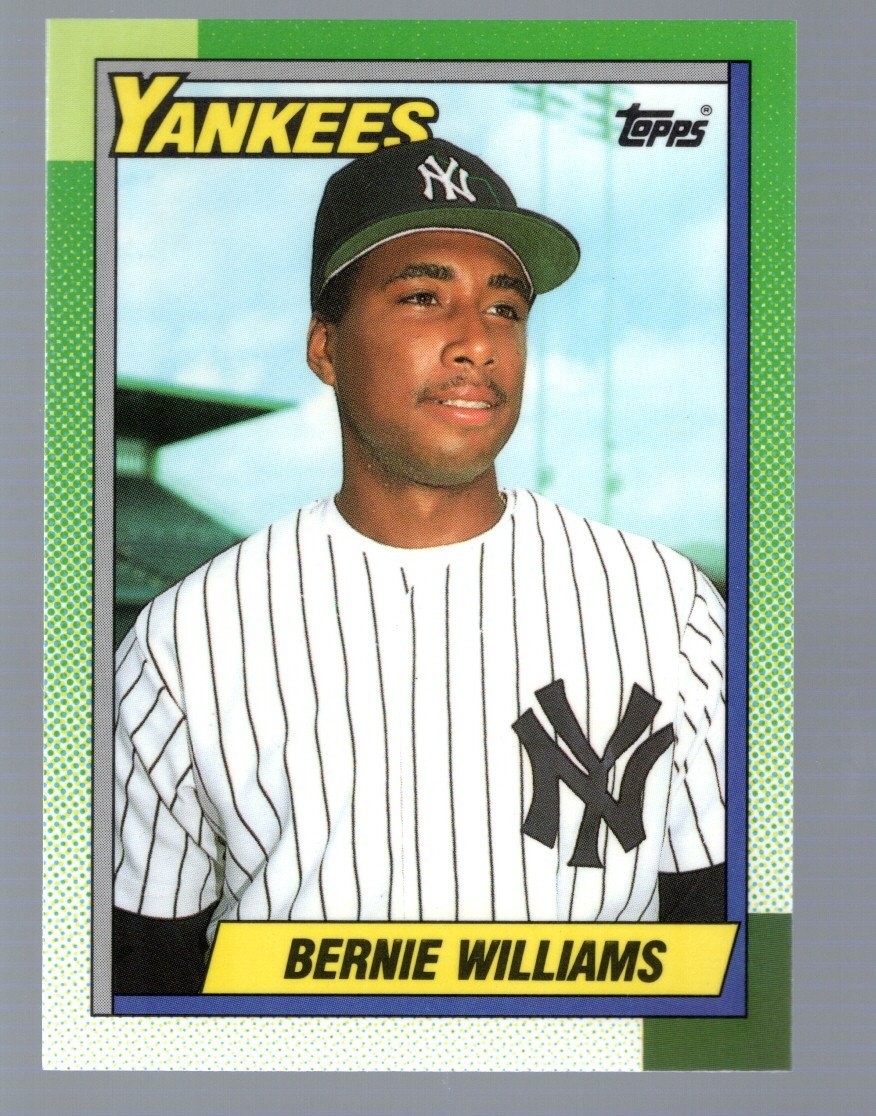 1990 Topps Tiffany Bernie Williams #701