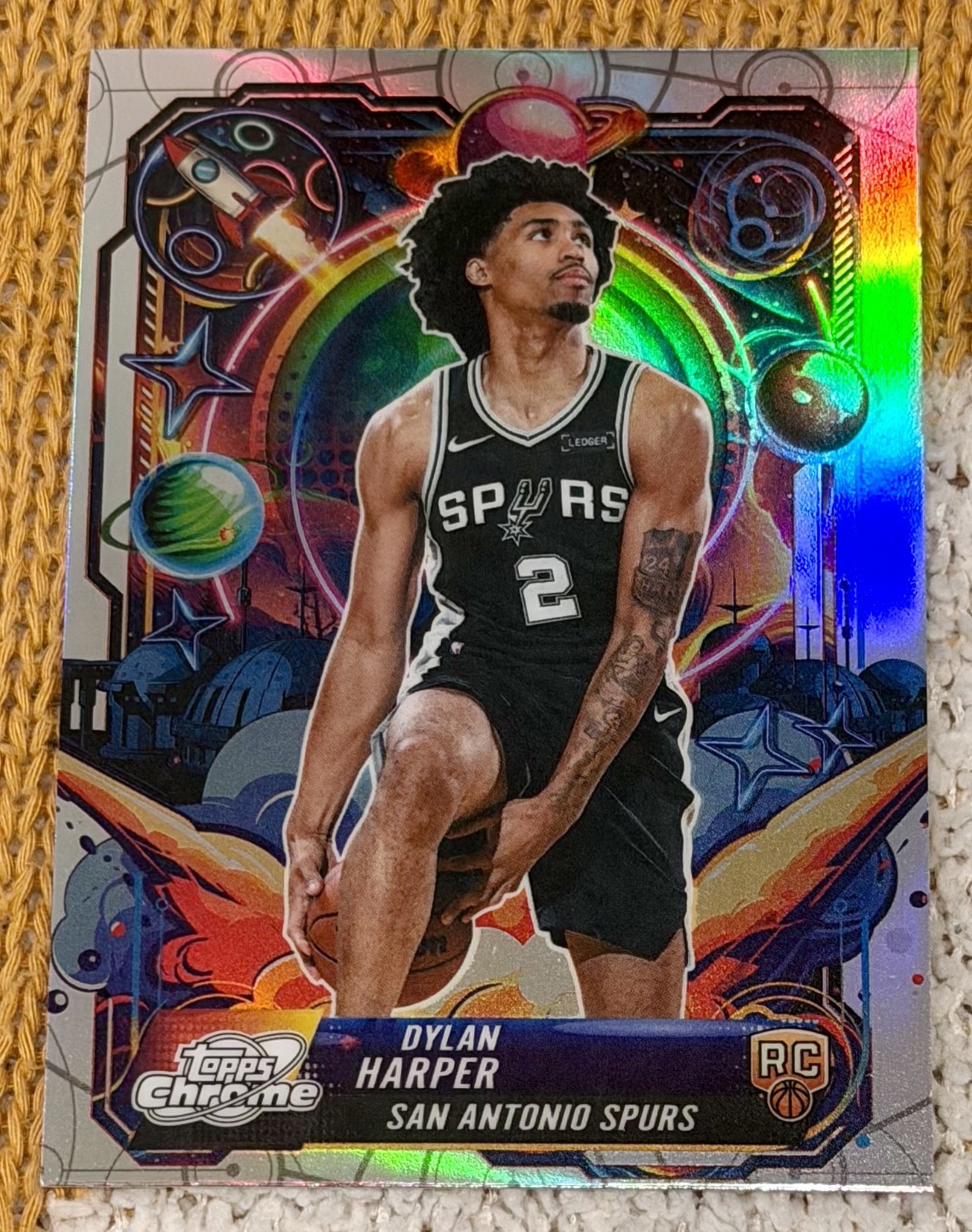 DYLAN HARPER 2025-26 TOPPS CHROME COSMIC PROPULSION REFRACTOR ROOKIE