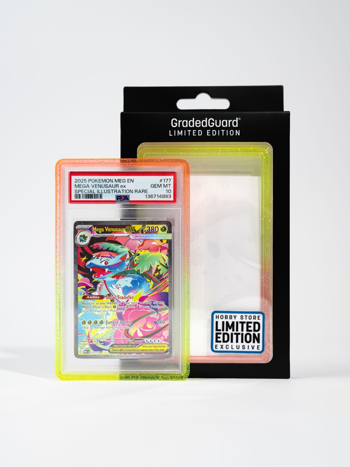 GradedGuard PSA Graded Card Case Guard Protector GUAVA Limited Edition Exclusive