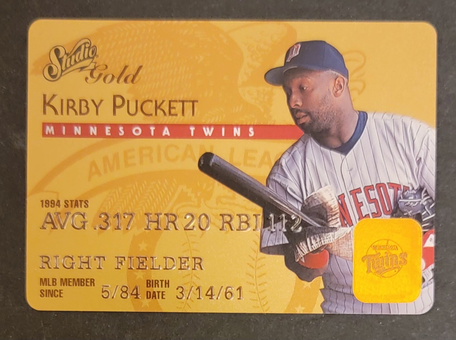 1995 Studio Baseball Gold Insert Singles U Pick