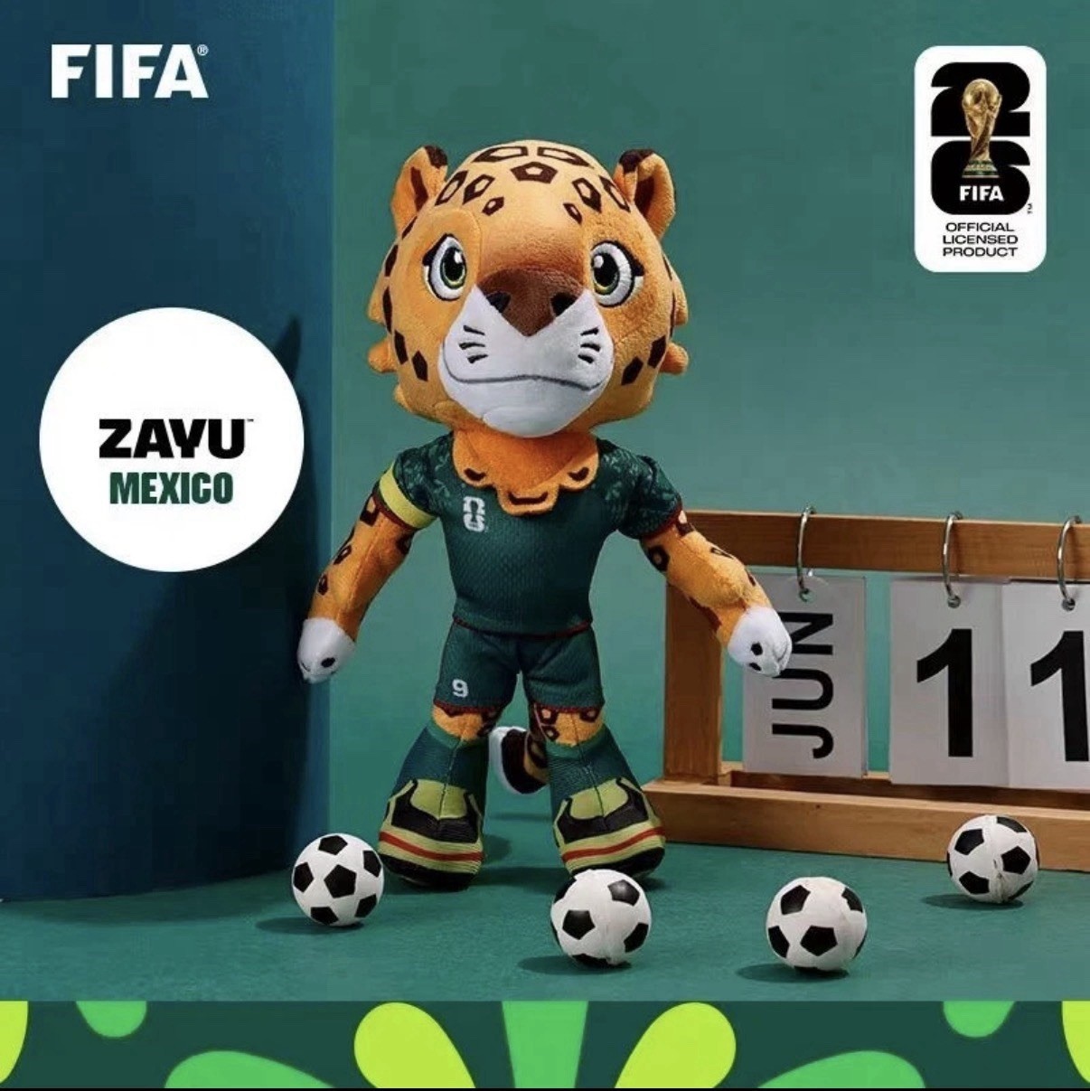 2026 FIFA World Cup Canada/Mexico/United States Mascots Plush Doll 20cm