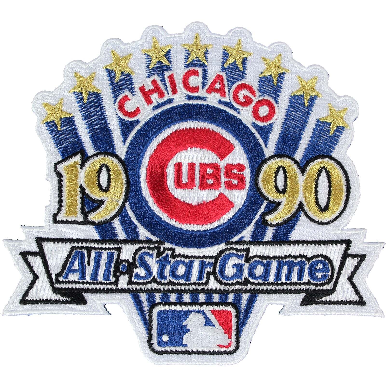 1990 MLB Allstar Game Logo Chicago Illinois Cubs Wrigley Field Jersey Logo Patch