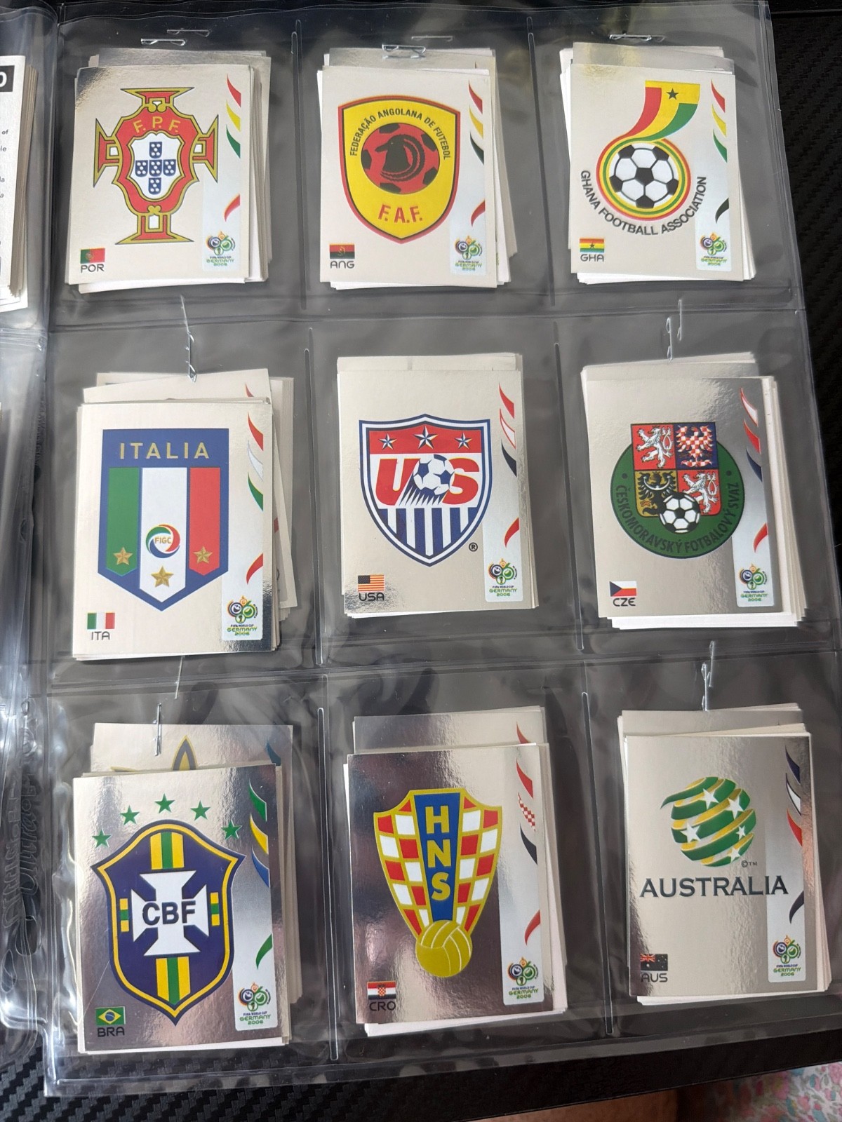 Panini FIFA World Cup Germany 2006 Official Licensed Sticker FULL SET W/596