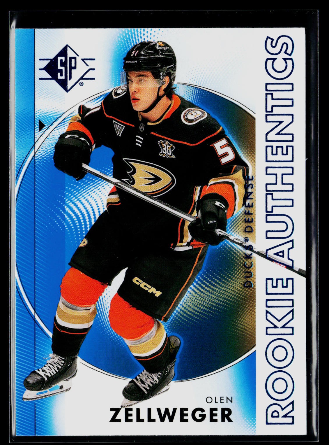 2024-25 SP #106 Olen Zellweger Blue