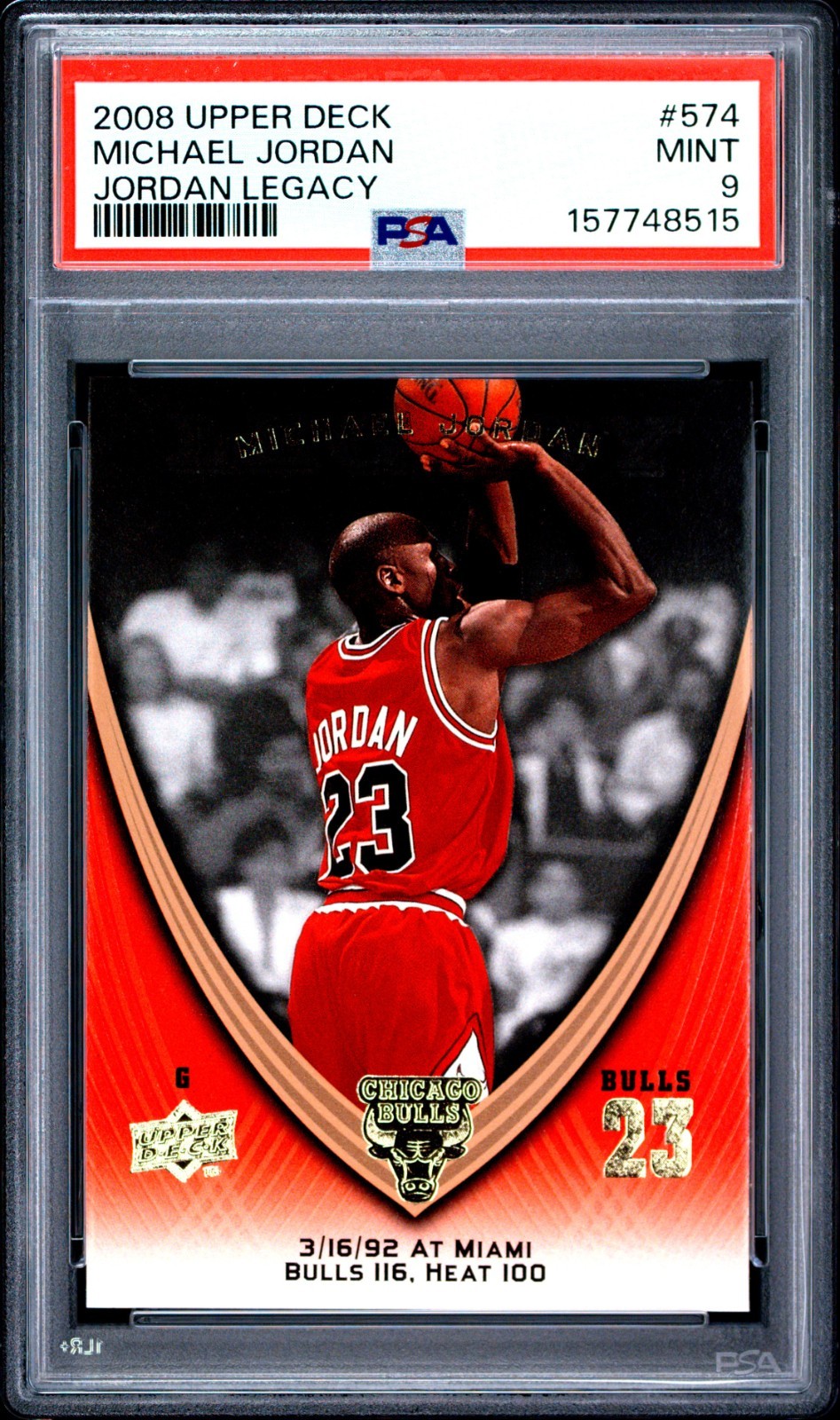 Lot of (10) Michael Jordan PSA 9 Graded Cards All Different 1990-2008 Mint #2